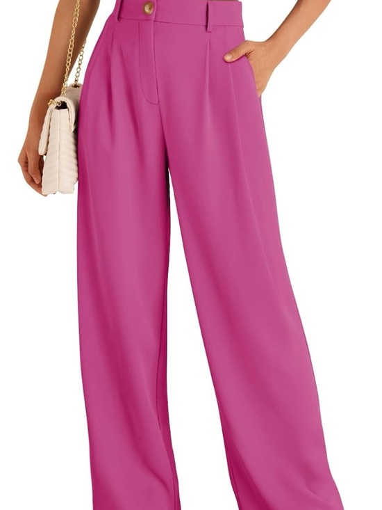 LILLUSORY Pants - High-Rise Wide-Leg Trousers size XL